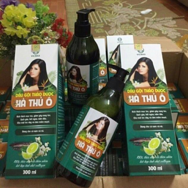 Dầu gội Hà Thủ Ô 300 ml đen và mượt tóc | BigBuy360 - bigbuy360.vn