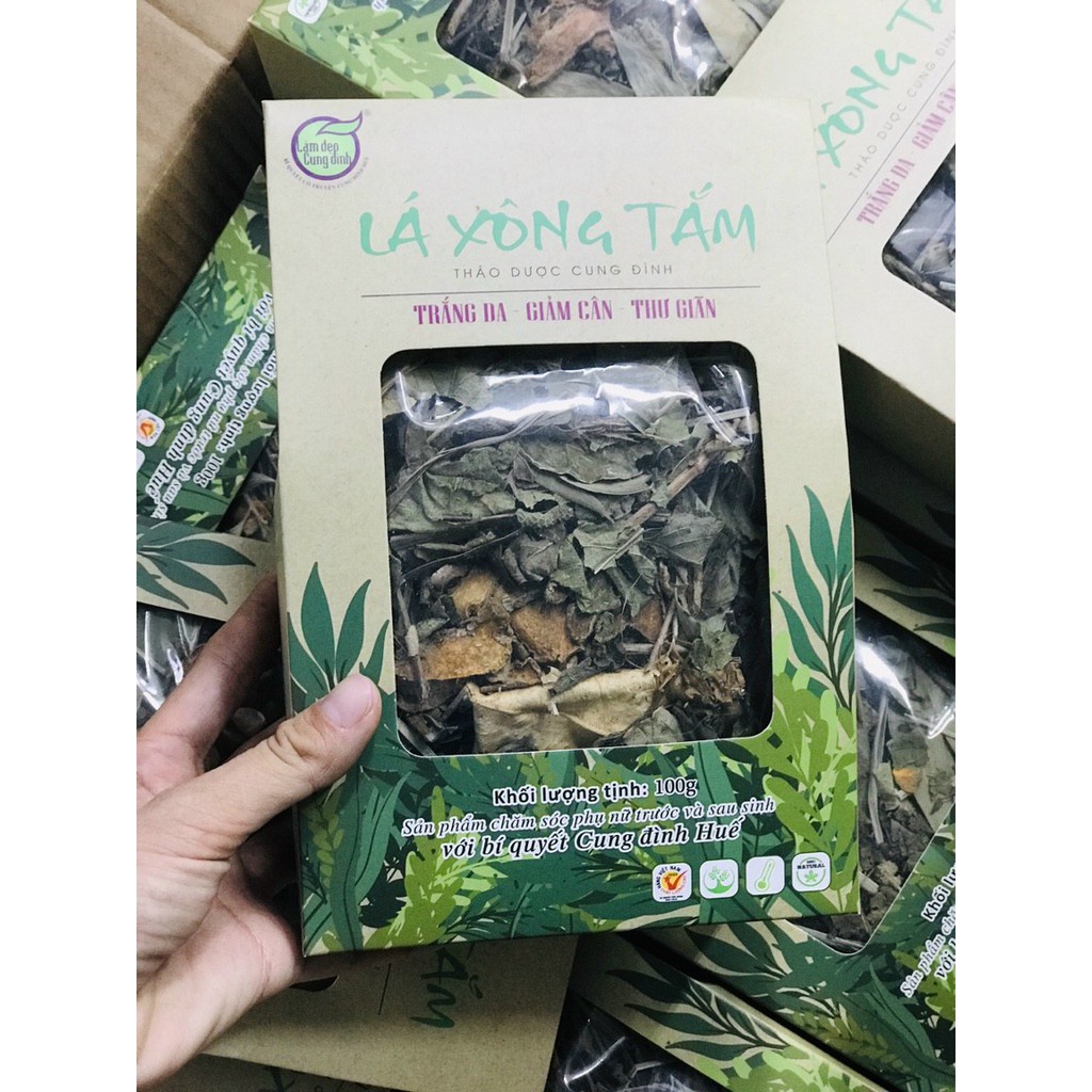 Lá xông tắm thảo dược 100gr Cung Đình - Bảo nhiên (Việt Nam)