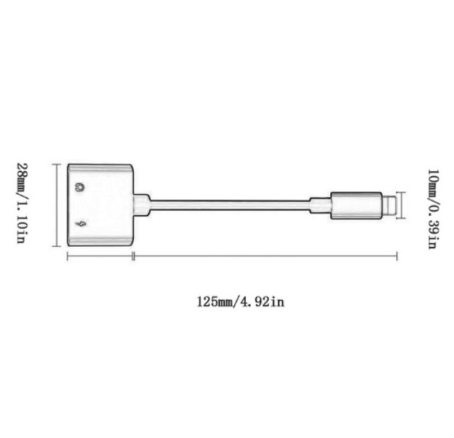 Cáp chuyển Lightning sang 3.5mm kèm chân sạc ( có ảnh thật)