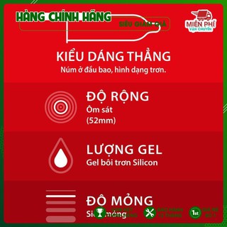 [MỎNG HƠN-NHIỀU HƠN]Bao cao su Durex Fetherlite Ultima 12 bao HOT vv