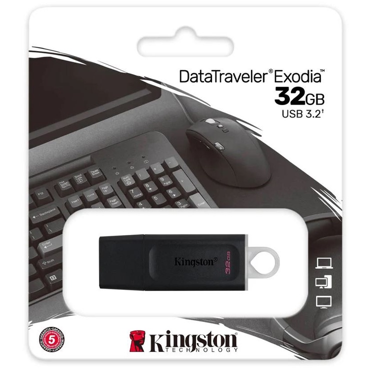 USB 32GB KINGSTON 3.2 DataTraveler Exodia DTX - Hãng phân phối