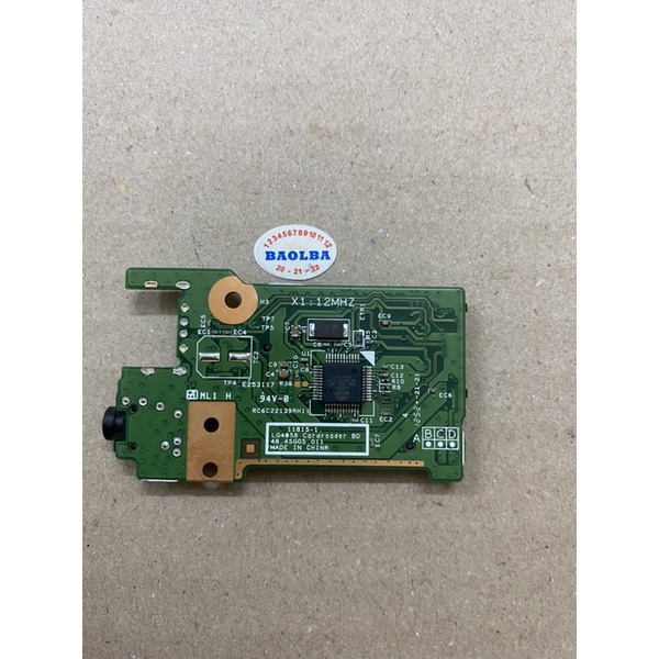 Board jack âm thanh và thẻ nhớ laptop Lenovo IdeaPad G580 G480 48.4SG05.011
