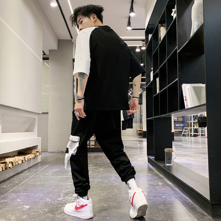 Bộ Quần Áo Thun Nam Mùa Hè Ngắn Tay NM Phối Quần Jogger Túi Hộp Thời Trang Hàn Quốc SEPTEMBERGIRL1989 SET NAM 90000100C | BigBuy360 - bigbuy360.vn