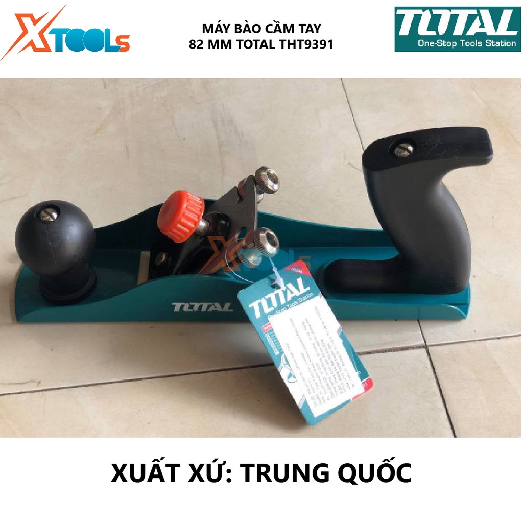 Bàn bào gỗ Total THT9391 | Máy bào cầm tay đường bào 82mm Độ sâu đường bào 1mm Tốc độ không tải 16,000 vòng/ phút, bào