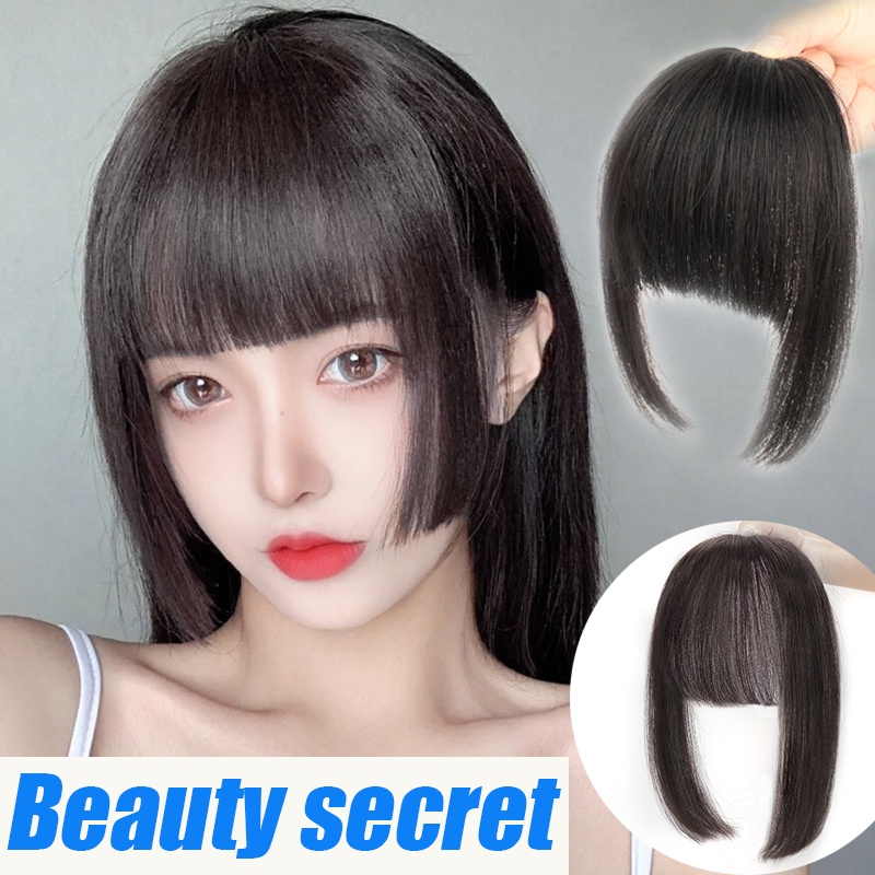 Tóc mái giả mini màu mờ xinh xắn dành cho nữ