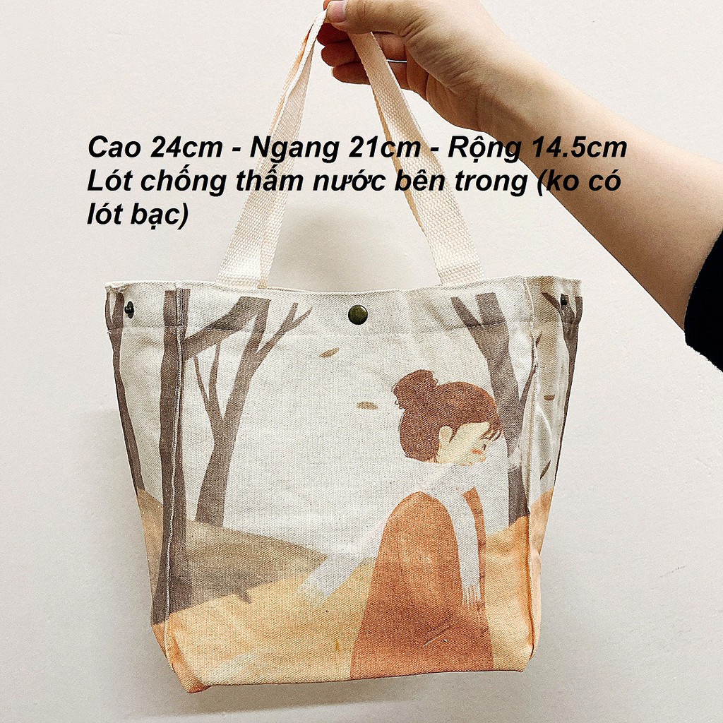 Túi đựng hộp cơm văn phòng giữ nhiệt nhiều kích thước thiết kế hiện đại trẻ trung | BigBuy360 - bigbuy360.vn