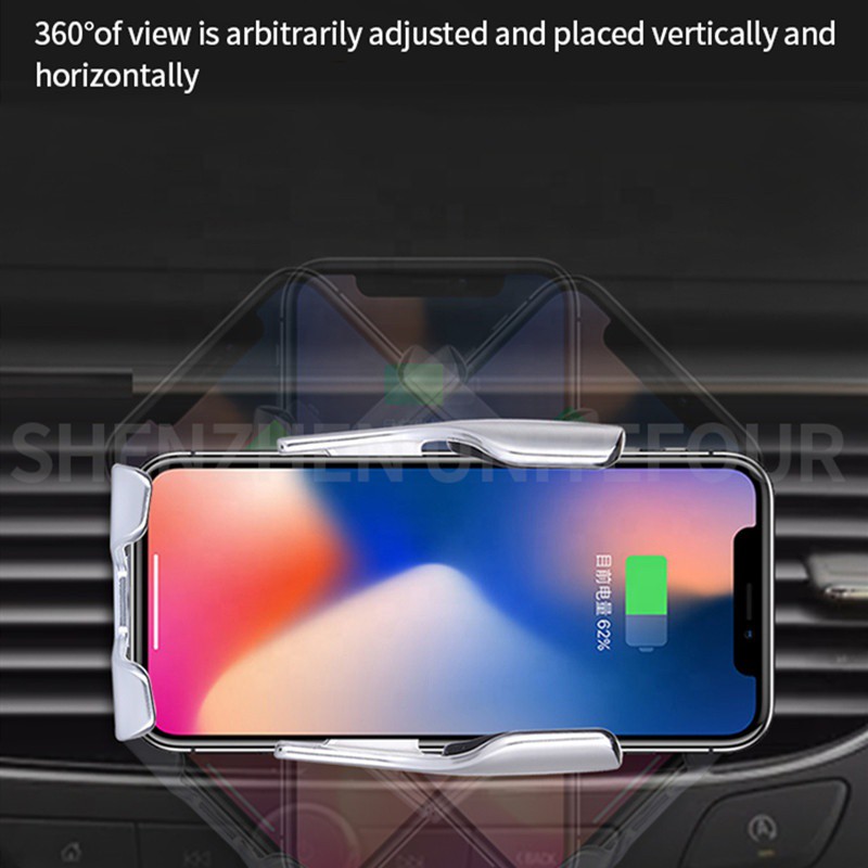 [SIÊU RẺ] Giá đỡ điện thoại + sạc không dây trên ô tô Smart Sensor S5 - lỗi 1 đổi 1 trong 3 tháng