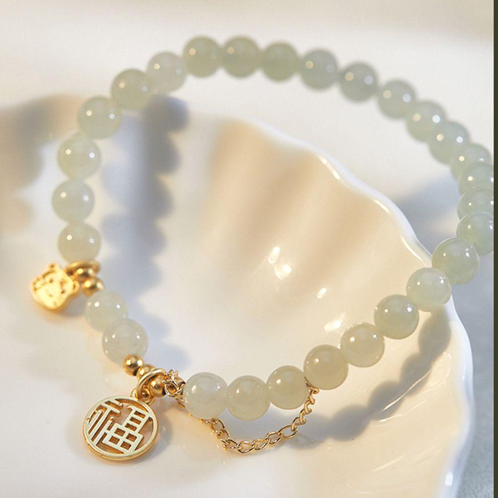 Vòng Đeo Tay May Mắn Handmade Mặt Hình Hổ Độc Đáo Cho Nữ