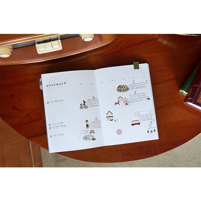 Sticker Village Hàn Quốc siêu dễ thương hãng Suatelier - chủ đề/ theme farm, nông trại, chăn nuôi