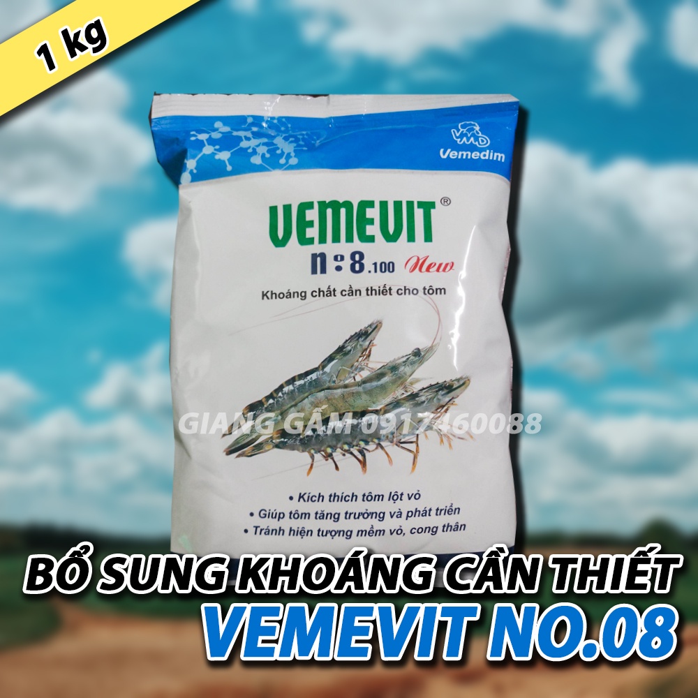 Khoáng tôm VEMEVIT NO.08 1KG