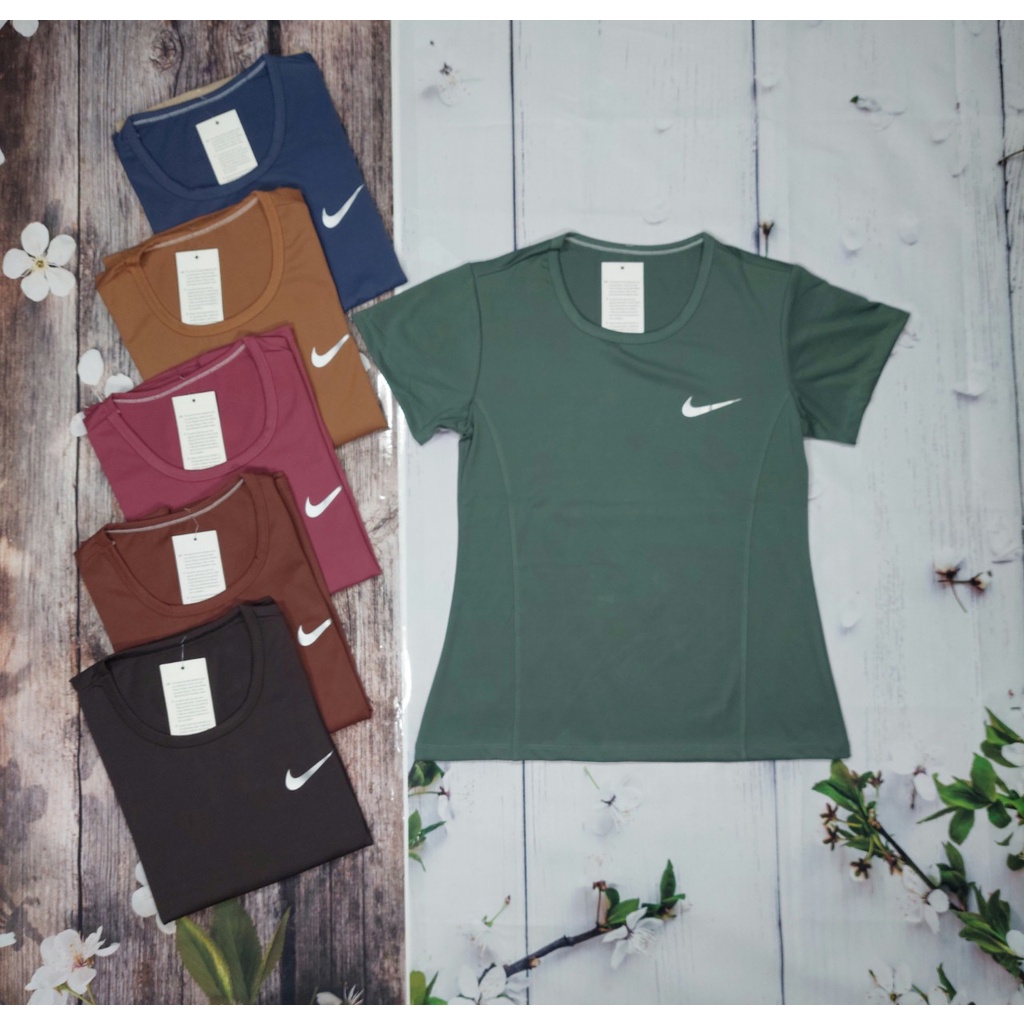 Áo Thun Nữ Thể Thao Cổ Tròn Tập Gym Tập Yoga Chất Vãi Thun Lạnh Co Giãn 4 chiều mềm mại thoáng mát