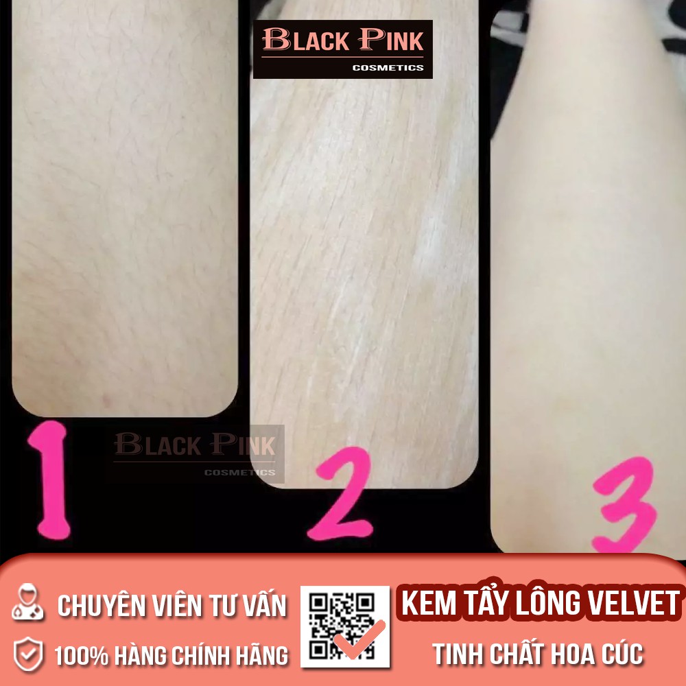 Kem tẩy lông Velvet Sensitive Nga 100ml -  tẩy lông nhanh, không gây hại cho da, tẩy sạch cả lông cứng đầu nhất