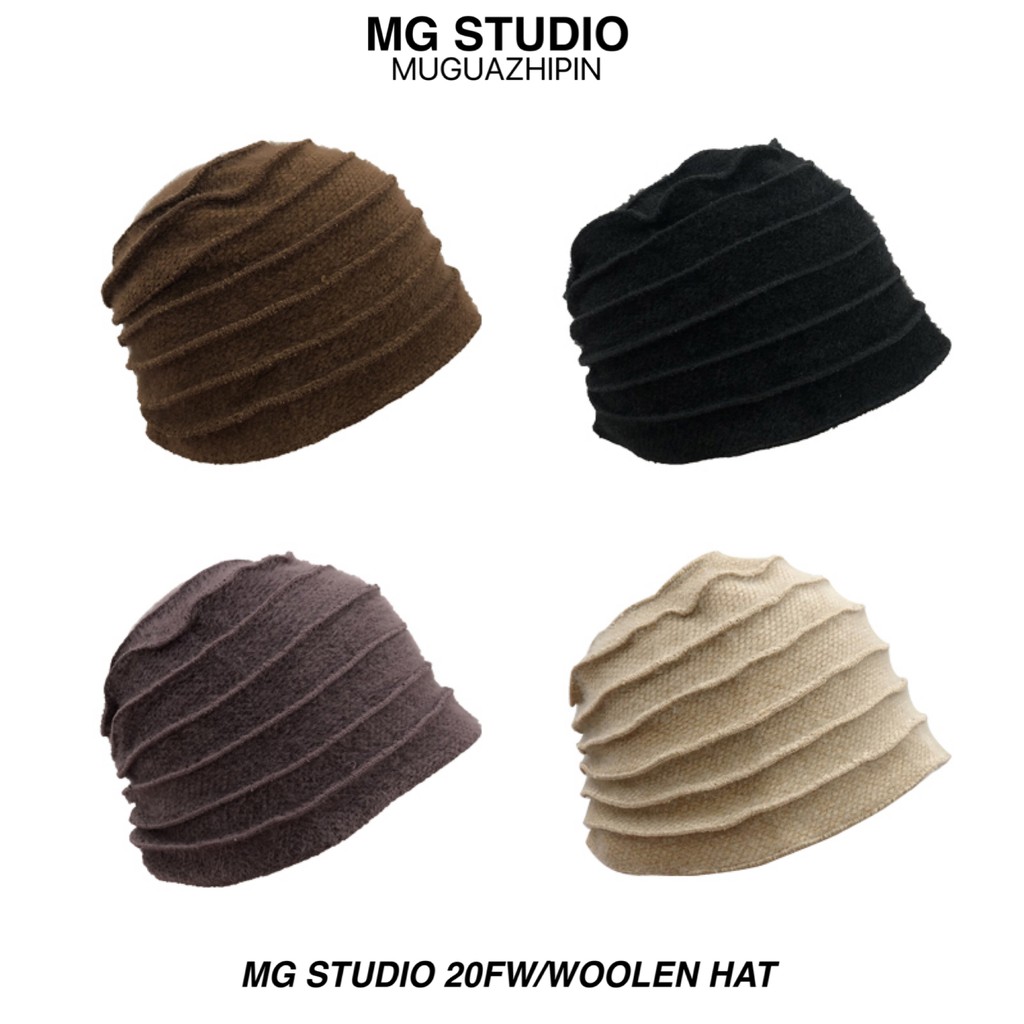 Nón Len MG STUDIO Kiểu Xếp Ly Thời Trang