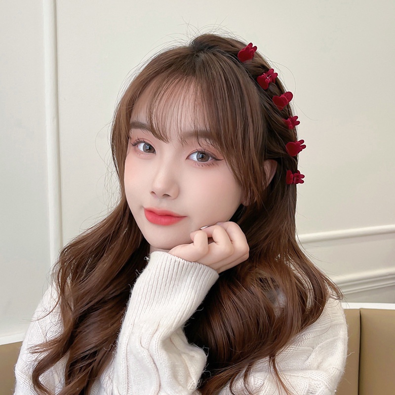 Kẹp Tóc Nữ Hình Trái Tim Đáng Yêu