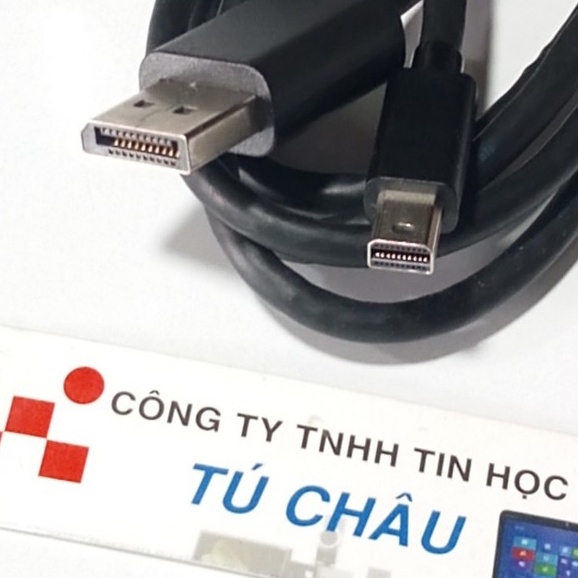 Cáp Mini Display Port (Đực) ra Display Port (Đực): Cáp dài 1.8M (ZIN)