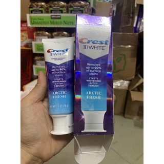 Kem đánh răng crest 3d white 80% arctic fresh 76g