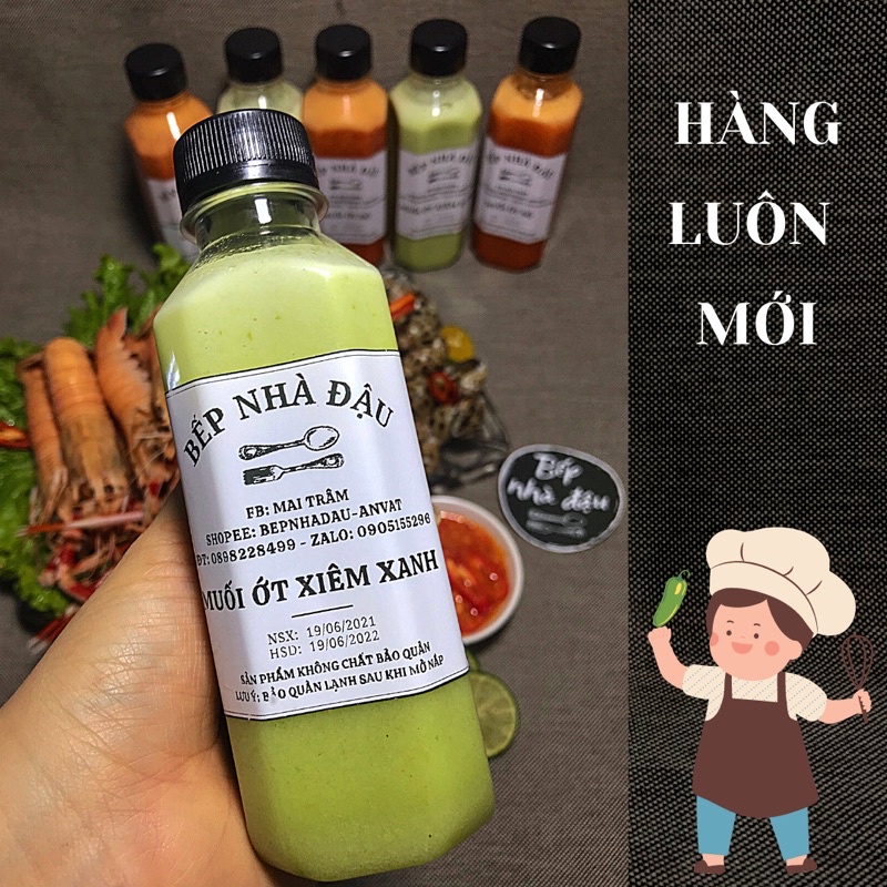 (Hàng mới) MUỐI ỚT XIÊM XANH/ MUỐI ỚT ĐỎ/ MUỐI CHẤM HẢI SẢN 90G/ 300G | BigBuy360 - bigbuy360.vn