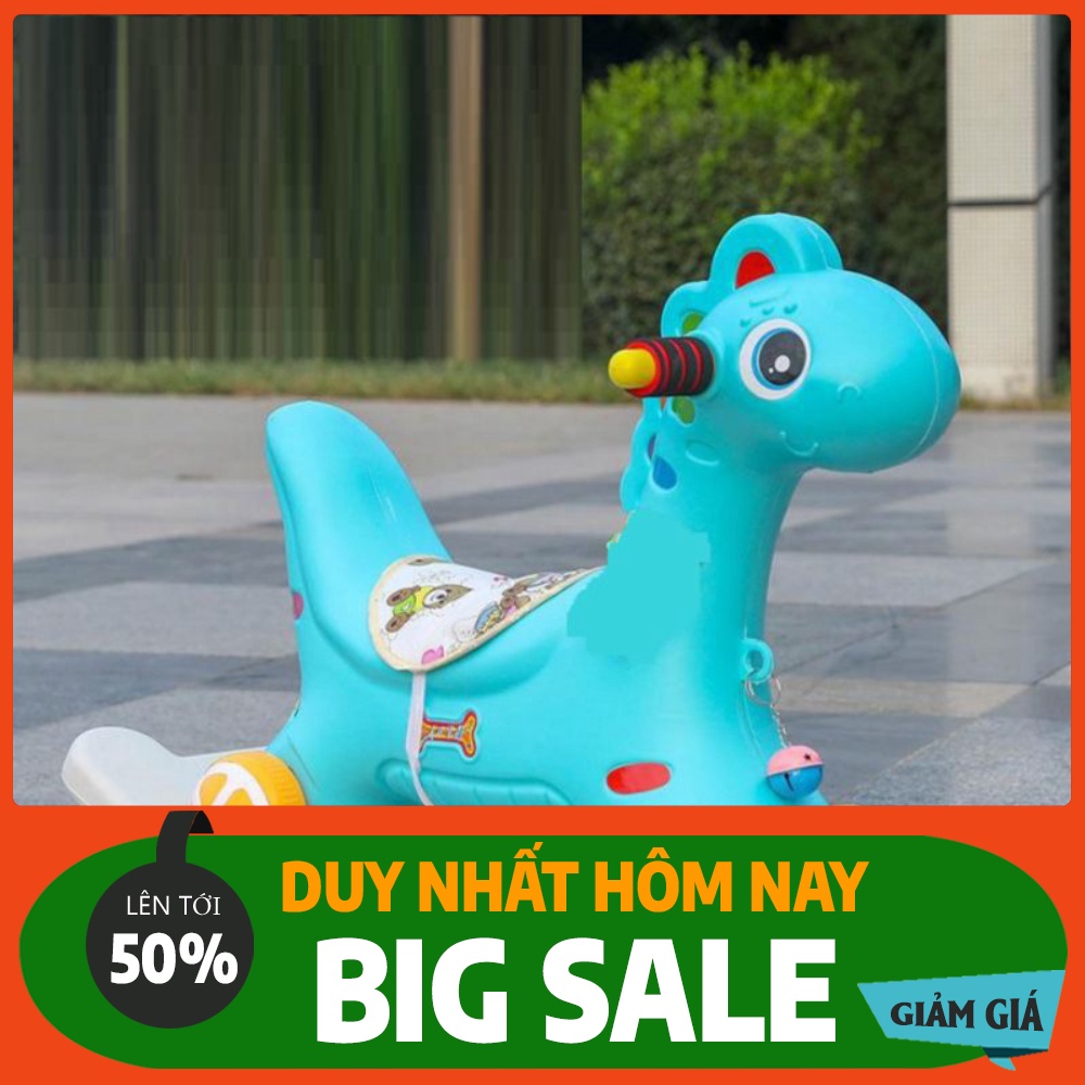 ĐỒ CHƠI CHO BÉ NGỰA BẬP BÊNH KIÊM XE CHÒI 2 TRONG 1/ KỆ CHỮ A