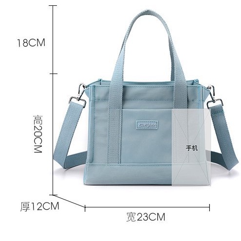 Túi Đeo Chéo Nylon Chống Nước Thời Trang Hàn Quốc Dành Cho Nữ