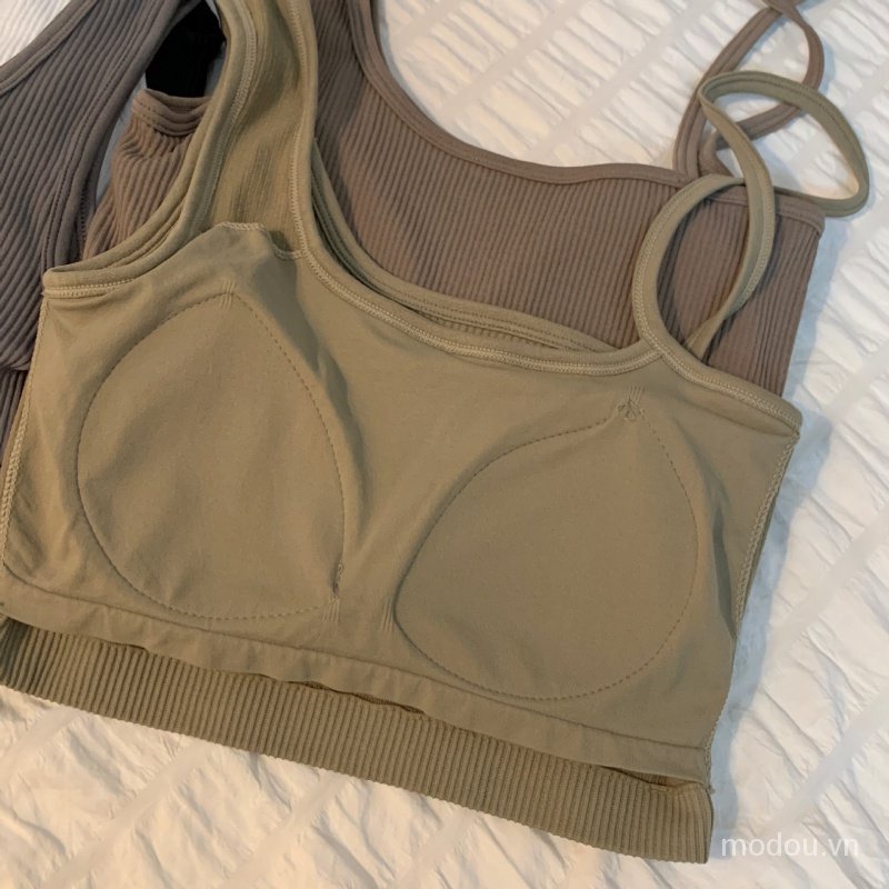 Áo 2 dây kiểu dáng mới có đệm ngực thời trang cho nữ