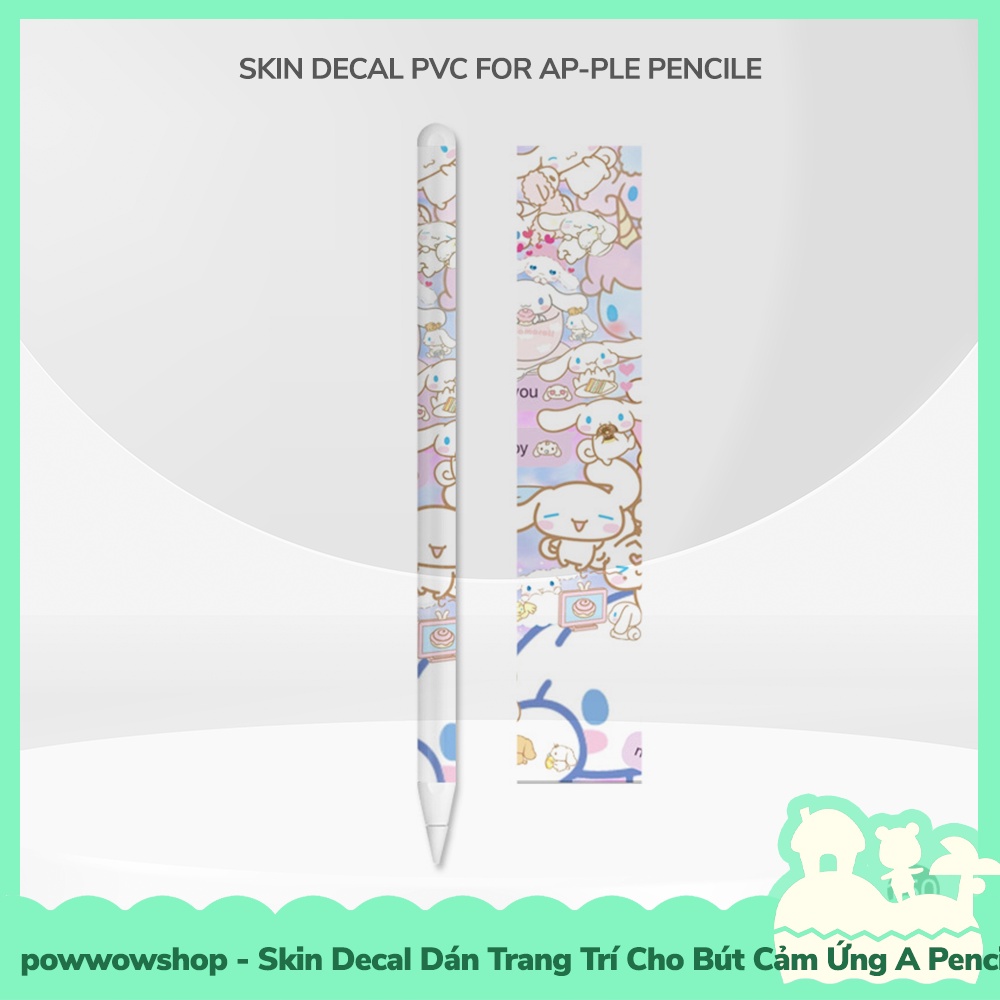 [Sẵn VN - Hỏa Tốc] 24 Mẫu Skin Decal DIY Dán Trang Trí Cho Bút Cảm Ứng Táo A Pencil 1 &amp; 2 Part 2 Collection