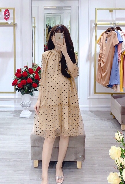 Váy bầu quảng châu nhẹ nhàng