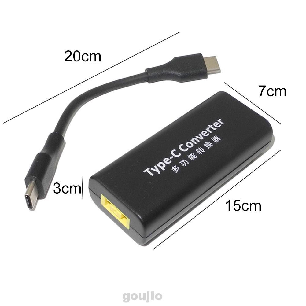 Converter Accessories Adapter Connector Laptop Power Charger USB Portable Square Plug Female To Type C For Lenovo | BigBuy360 - bigbuy360.vn