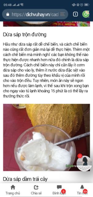 SÁP BI NƯỚC LỎNG BAO ĂN