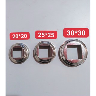 10 CÁI CHÂN ĐẾ INOX 304 KT 20*20 - 25*25 - 30*30 - 40*40 - 50*50 (CHÂN CHỤP INOX 304)