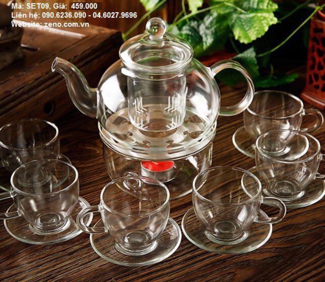Bộ ấm trà thuỷ tinh