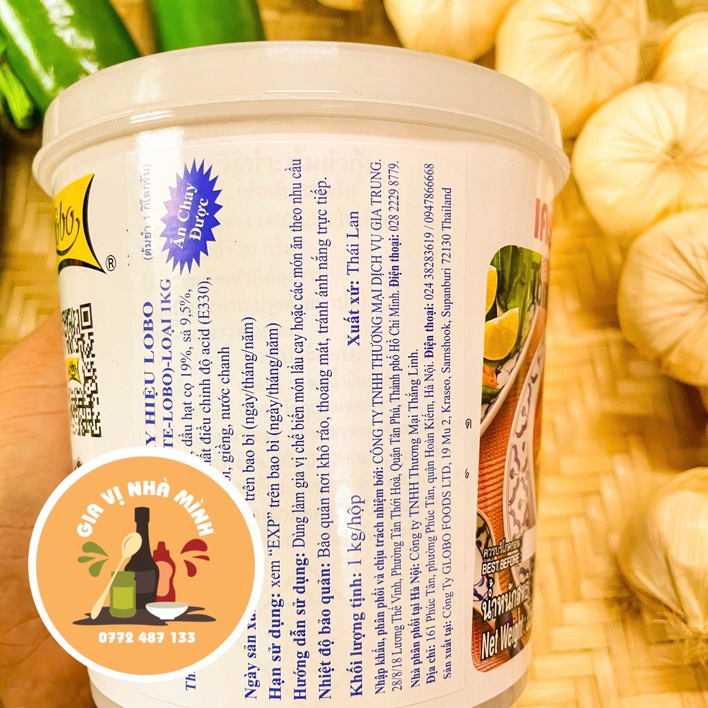 HỘP GIA VỊ LẦU THÁI TOMYUM LOBO-1KG