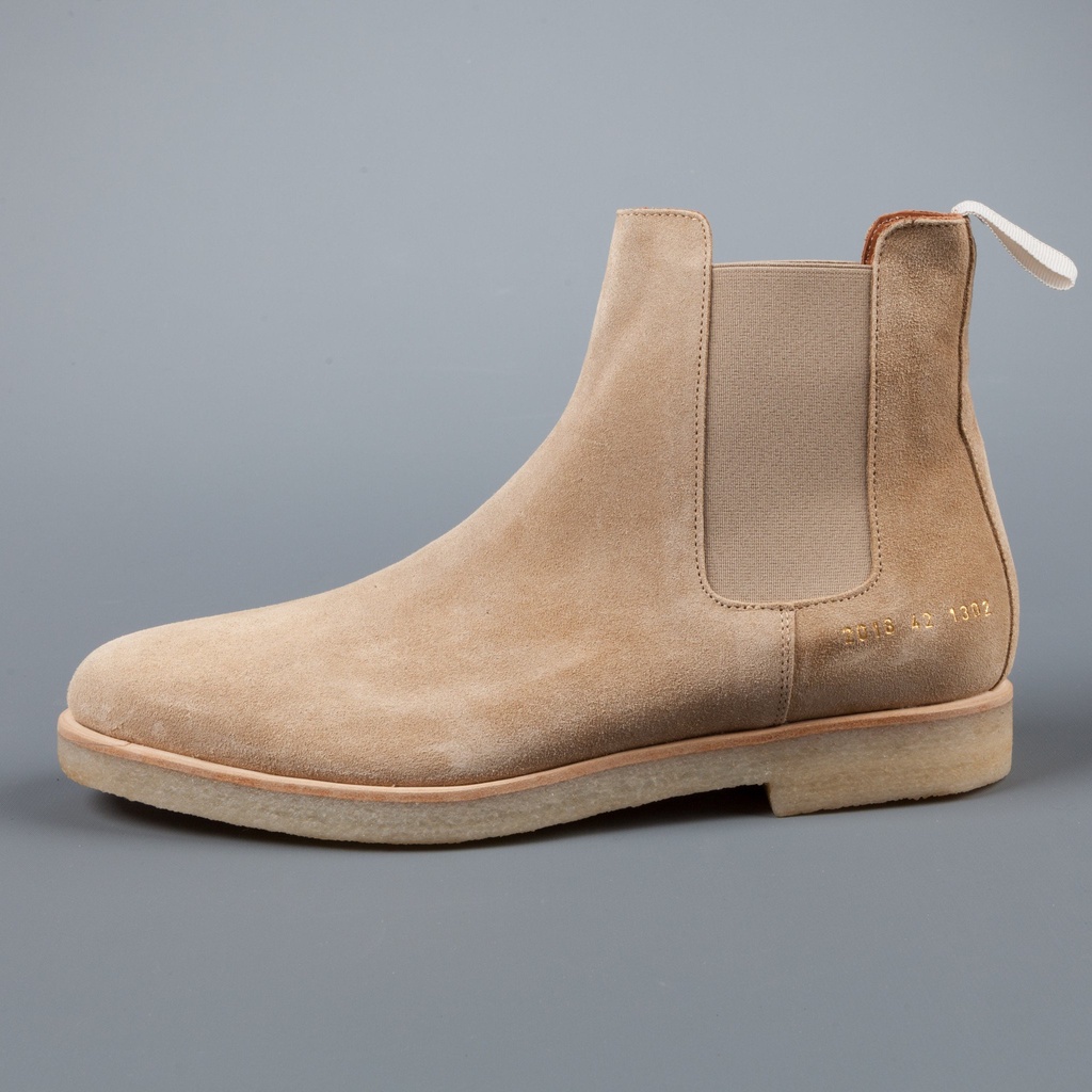 Giày Chelsea Boot màu tan da lộn thời trang nam