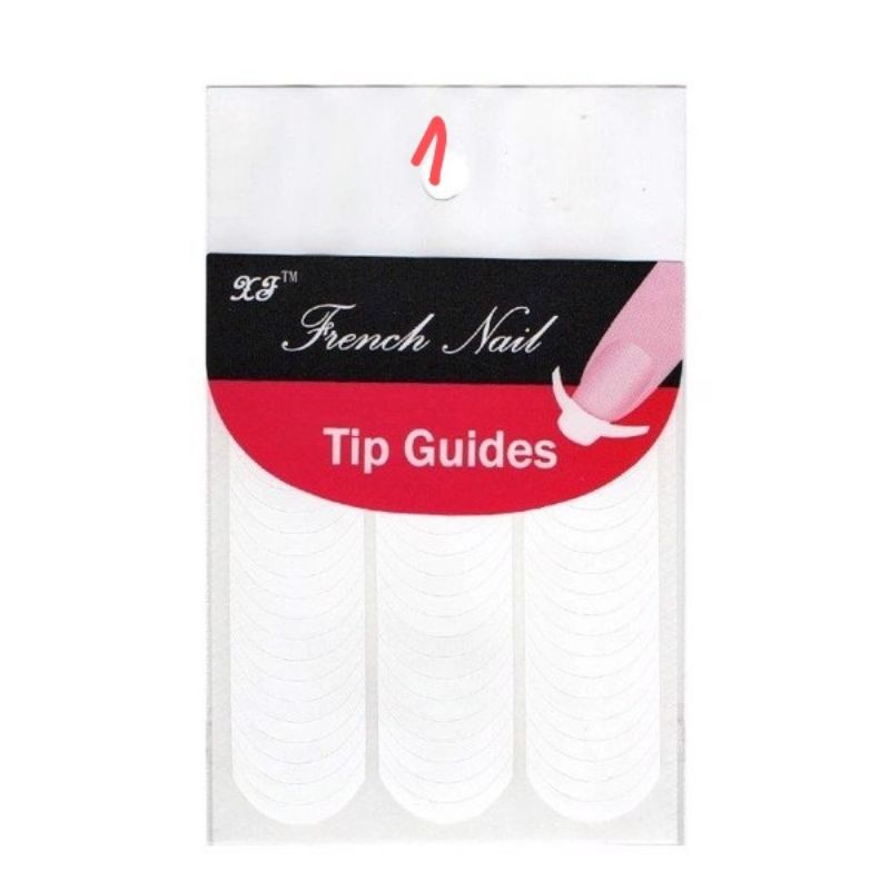 Form Dán French Đầu Móng Để Sơn Tạo Hình Đầu Móng