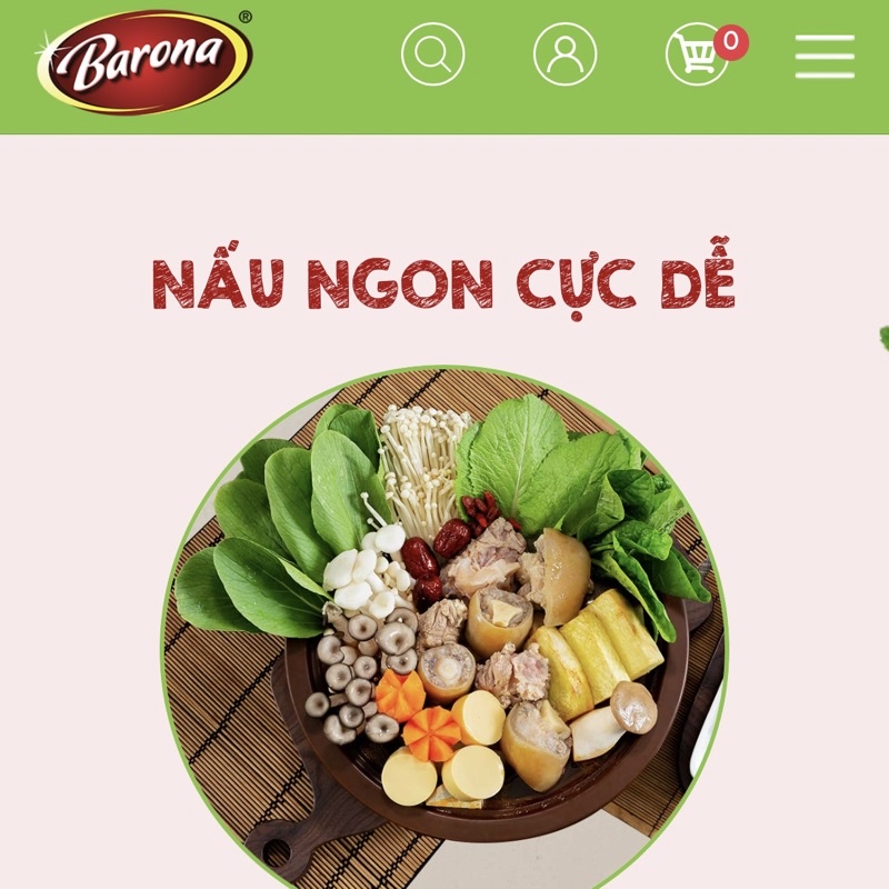 Gia vị hoàn chỉnh Barona tự chọn