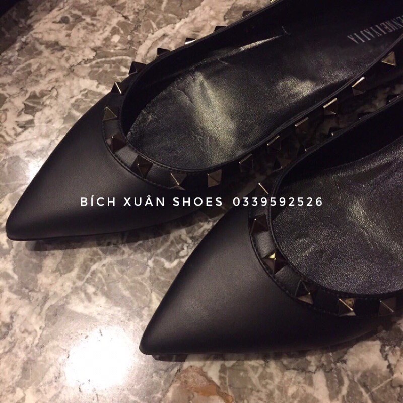 Giầy Bệt Mũi Nhọn Đính Đinh, | BigBuy360 - bigbuy360.vn