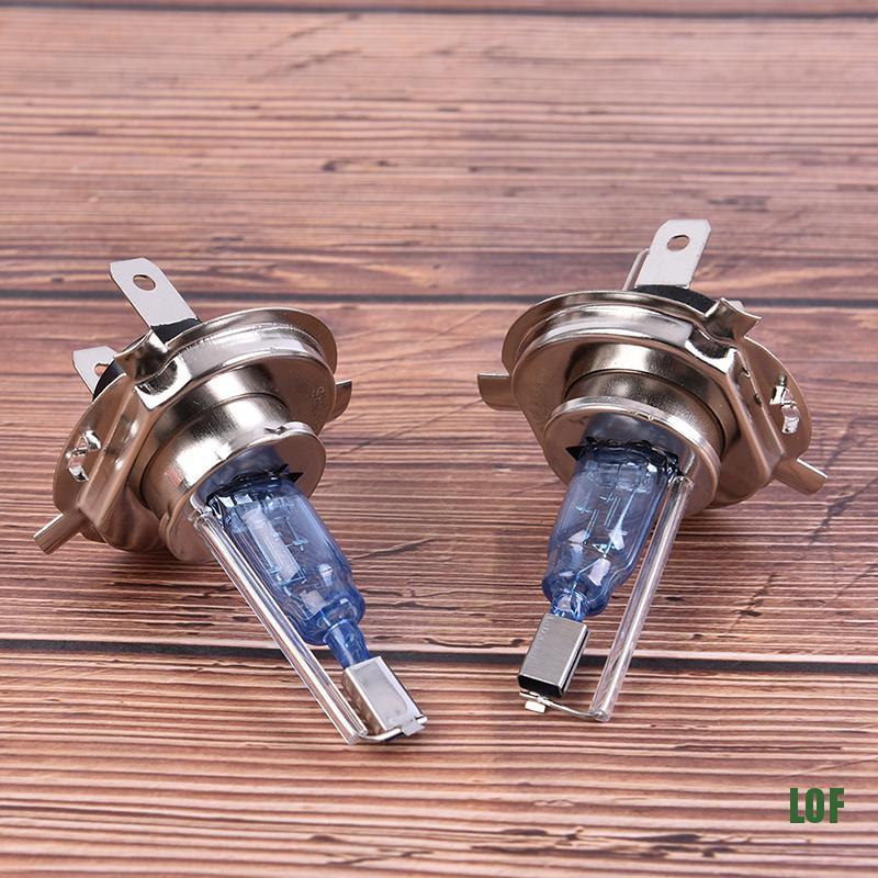 Set 2 Bóng Đèn Halogen H4 35 / 55w Siêu Sáng Cho Xe Hơi