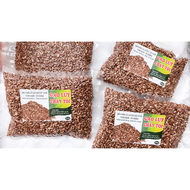 Gạo lứt cháy tỏi 250gram-32k