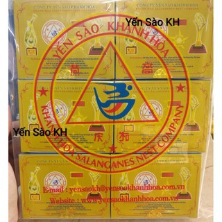 Yến Đảo Khánh Hòa tinh chế lốc 6 hộp 3g