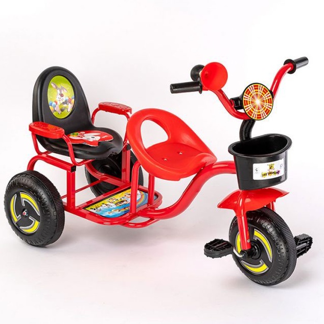 Xe đôi 3 bánh trẻ em có kèn cho bé trai,gái 1-2-3 tuổi