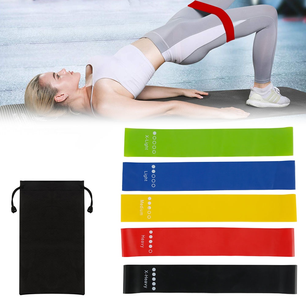 Dây kháng lực tập gym mini band Bendu PK5109 hỗ trợ tập chân, đùi, mông, tay