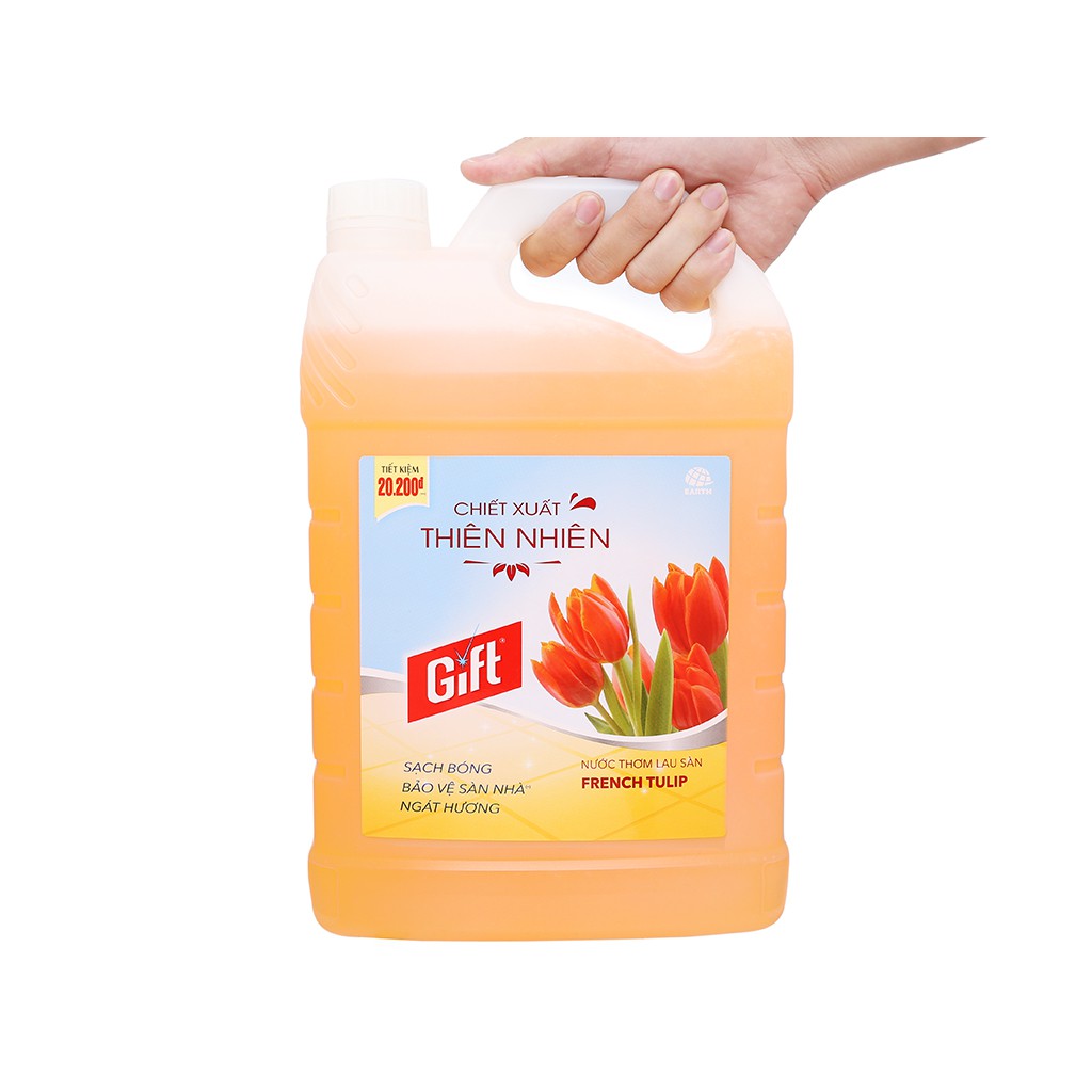 Nước Lau sàn Gift 3.8kg Cho nhà Sạch sẽ, thơm lâu