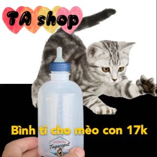 Sả nghỉ bán Bình ti cho chó mèo con 120ml