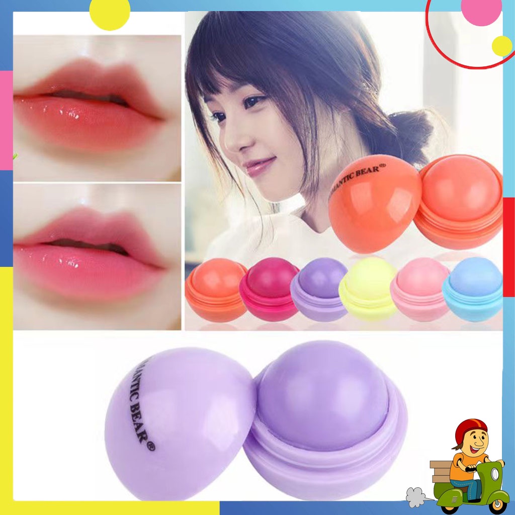 Son Dưỡng Ẩm Làm Đẹp Chăm Sóc Môi Tiện Dụng - Son Dưỡng Môi Mềm Mại Hồng Hào Chống Khô Môi Nứt Nẻ Thiết Kế Dễ Thương