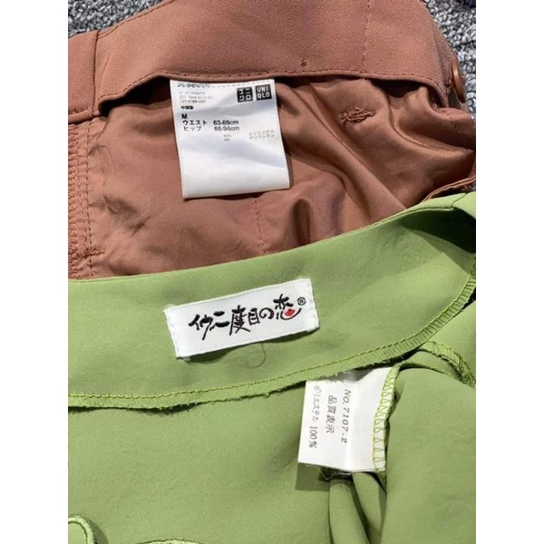 Áo Vintage màu xanh lá - hàng si