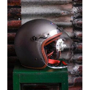 Kính Bubble GRS - Kính cho mũ 3/4 clip thật