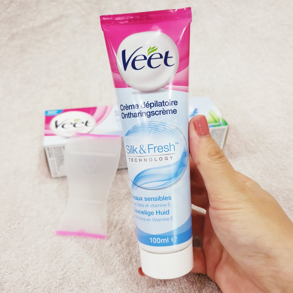 Kem Tẩy Lông Veet 100ml - Nhập khẩu Đức - Dùng tẩy được cả vùng nhạy cảm nhất, cực êm mát