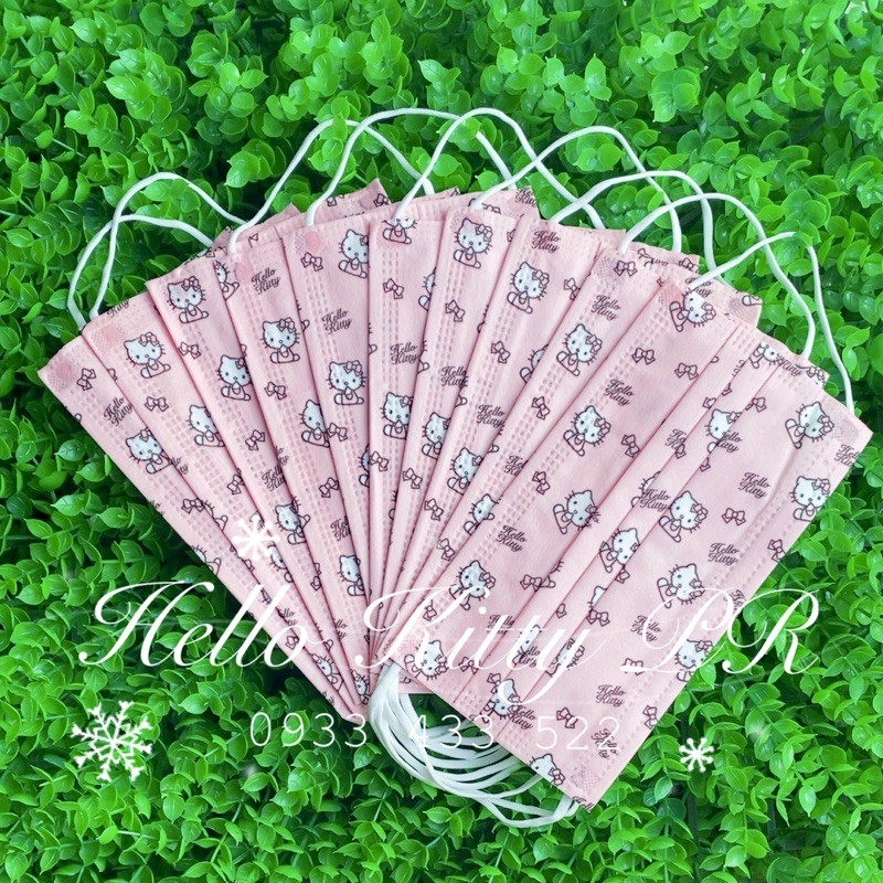 Khẩu trang y tế Hello Kitty - Doremon