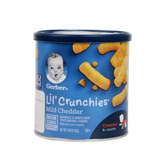 Bánh Ăn Dặm Gerber Lil'Crunchies Phô Mai 42g