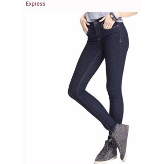 Quần Jeans Express Skin Nữ Đã Cắt Nhãn Chính Co Giãn SZ 30 - 2350-Eo 84-Mông 100