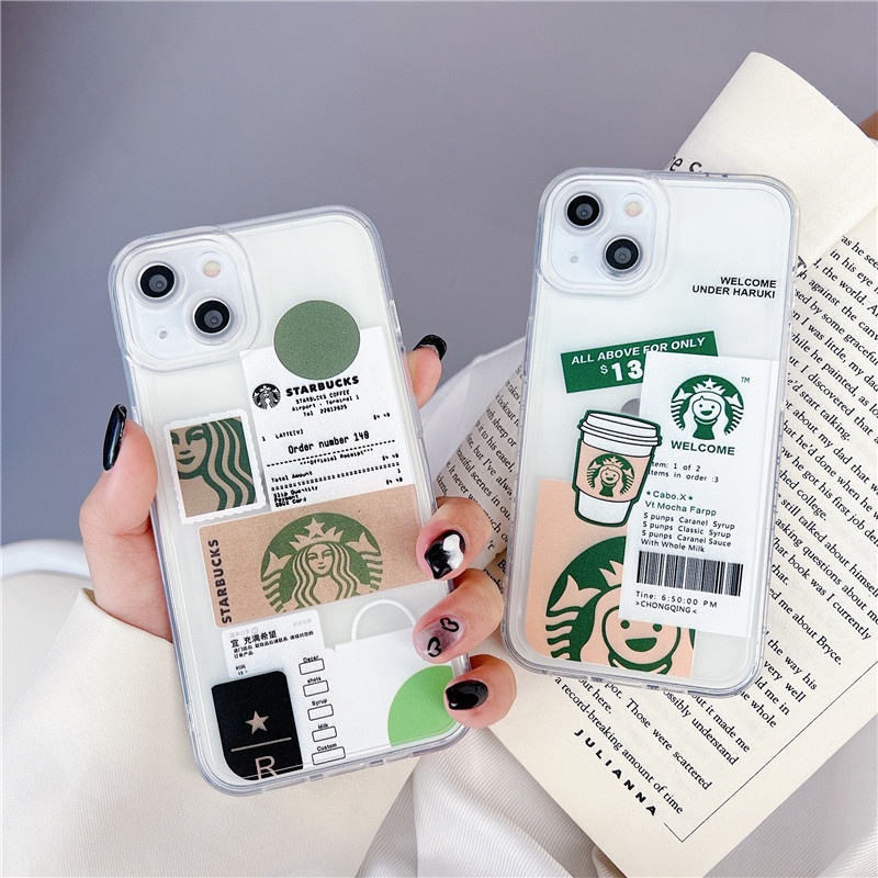 STARBUCKS Ốp Điện Thoại Cho OPPO A55 A54 A5S A7 A12 A74 A95 A36 A96 A16 A16K A15 A94 A93 4G A54 A53 A31 A9 A5 A33 2020 Reno 4F 5F Realme C20 C15 C11 2021 C21Y C25Y
